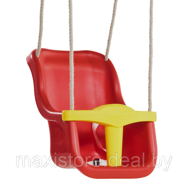 Детские подвесные качели KBT "Baby Luxe" (красный/желтый) - фото 1 - id-p146769619