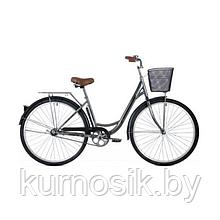 Велосипед женский Foxx 28" Vintage 2021 год серебристый