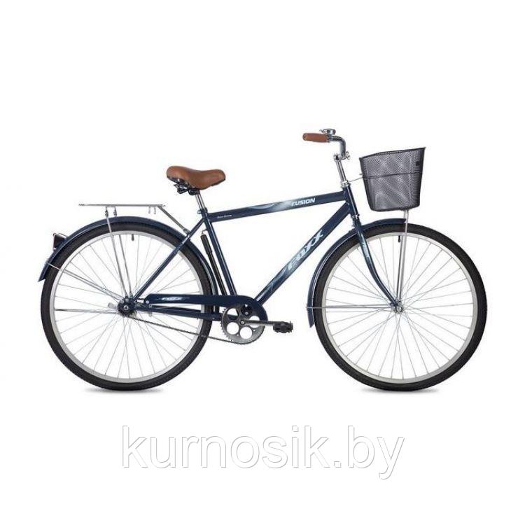 Велосипед с корзиной Foxx Fusion 28" черный 2021 - фото 2 - id-p97580085
