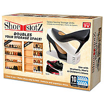 Набор подставок для обуви 6 шт. Shoe Slotz (серые), фото 3
