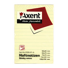 Блок бумаги с клейким слоем Axent 2330-01