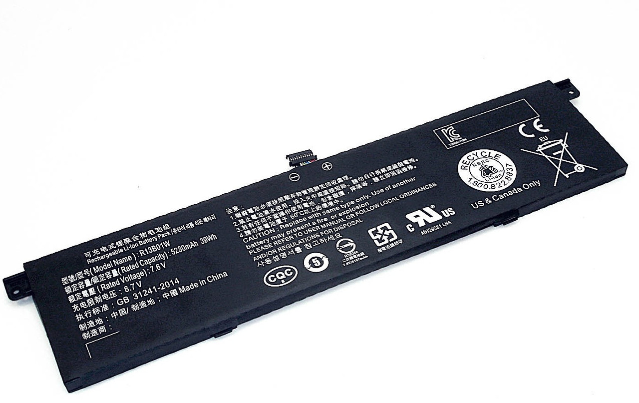 Оригинальный аккумулятор (батарея) для ноутбука Xiaomi Mi Air 13.3 (R13B02W/R13B01W) 7.6V 5320mAh