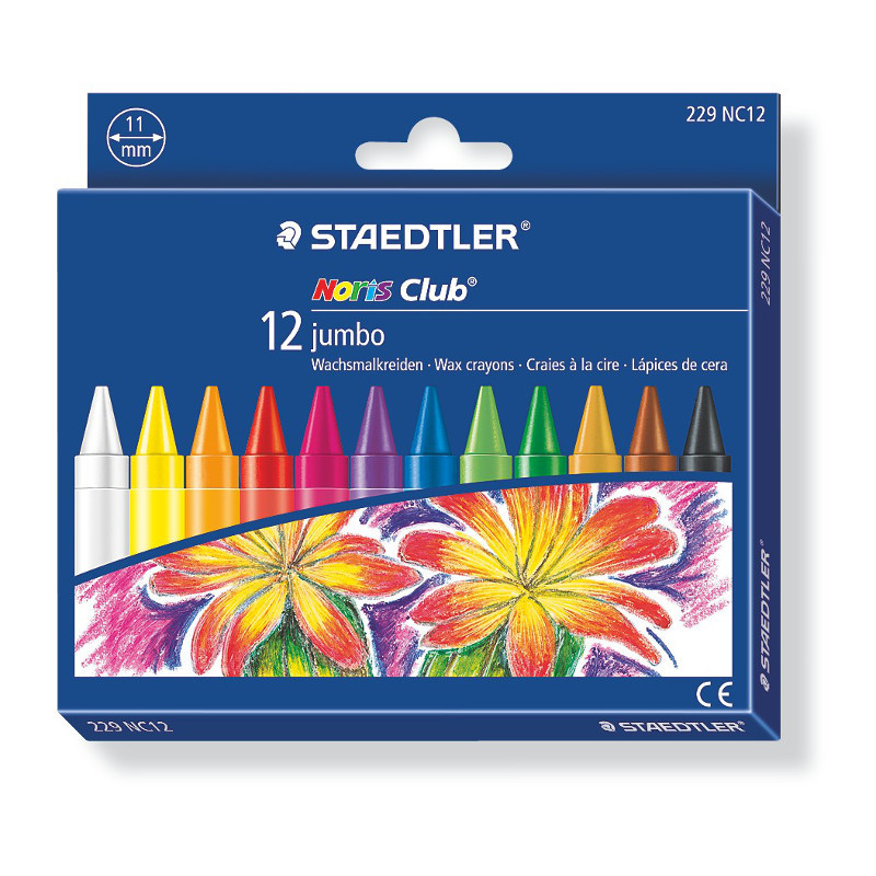 Мелки восковые STAEDTLER Noris Club 229-NC12