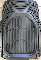 Коврик резиновый водительский в салон универсальный черный Combis Protect UNI / автомобильный коврик ванночка