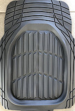 Коврик резиновый водительский в салон универсальный черный Combis Protect / автомобильный коврик ванночка