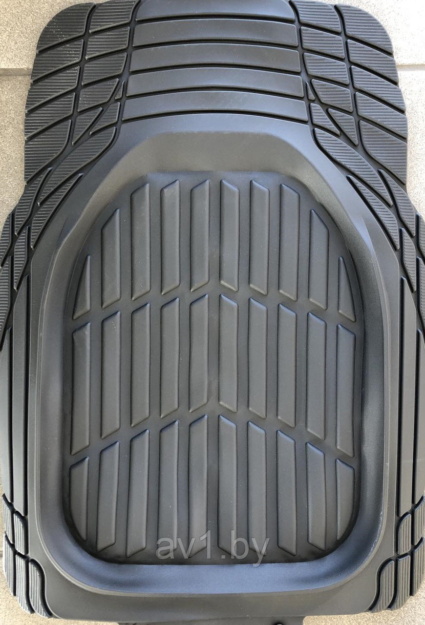 Коврик резиновый водительский в салон универсальный черный Combis Protect / автомобильный коврик ванночка - фото 1 - id-p146805167