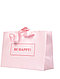 Belki /  Подарочный пакет из дизайнерской бумаги  «BE HAPPY!» розовый, фото 2