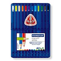 Набор цветных карандашей STAEDTLER ergosoft jumbo 158-SB12