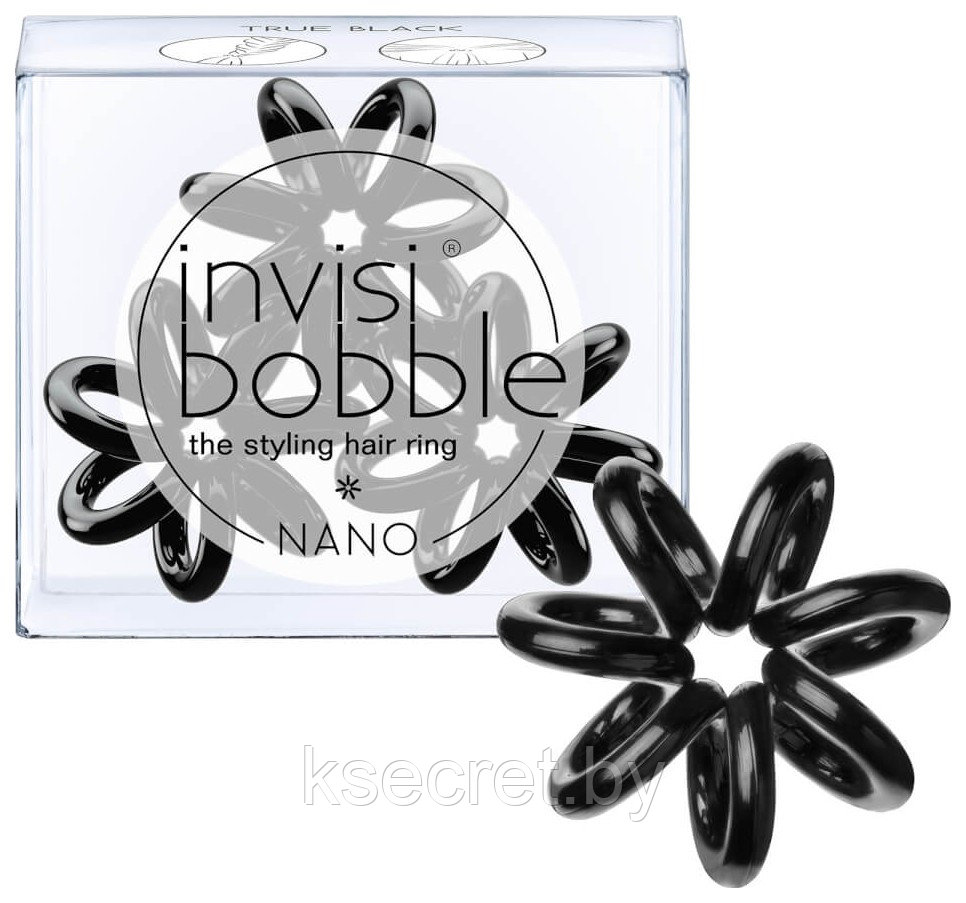 Резинка для волос invisibobble NANO True Black, 1 шт - фото 1 - id-p146811484