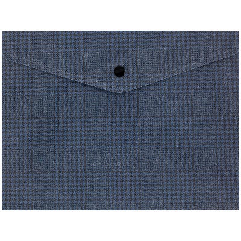 Папка на кнопке Axent Tartan Blue 1496-19