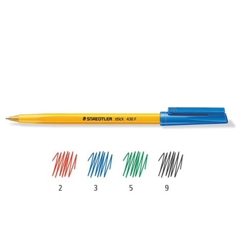 Ручки шариковые STAEDTLER stick 430F - фото 1 - id-p146789169