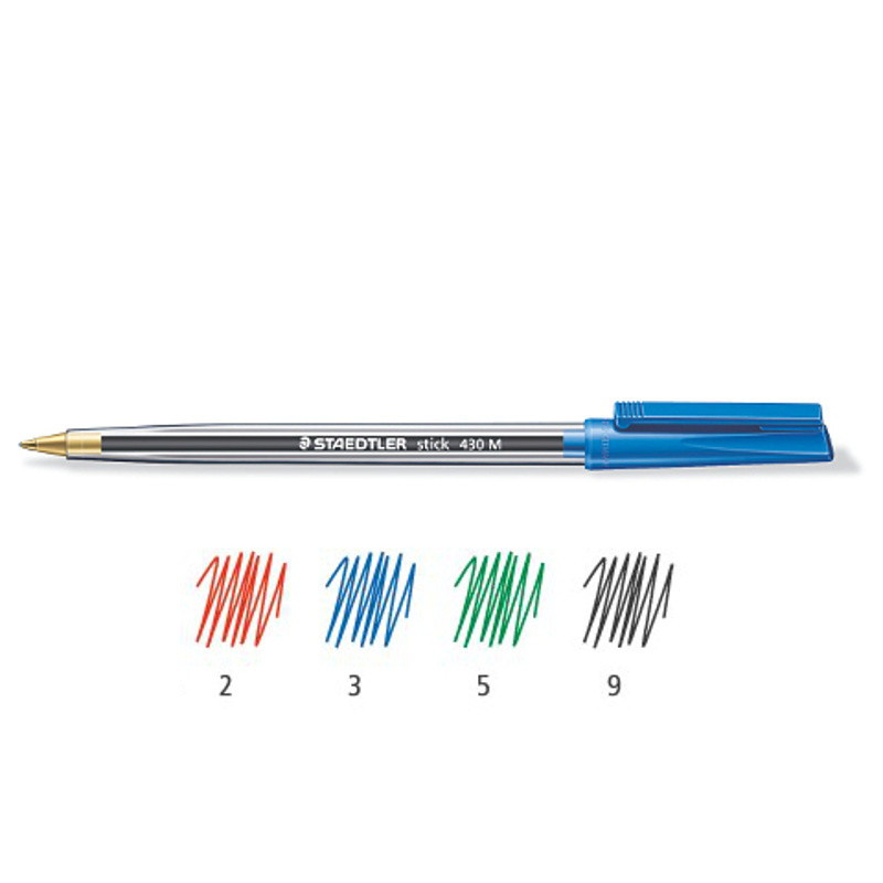 Ручки шариковые STAEDTLER stick 430M - фото 1 - id-p146789173