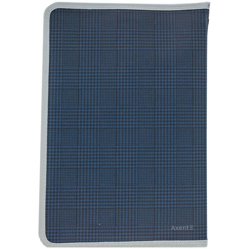 Папка на молнии Axent Tartan Blue 1804-19