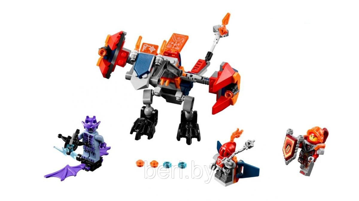 10701 Конструктор Bela Nexo Knight Дракон Мэйси, (Аналог Lego Nexo Knights 70361), 164 детали - фото 6 - id-p146817390