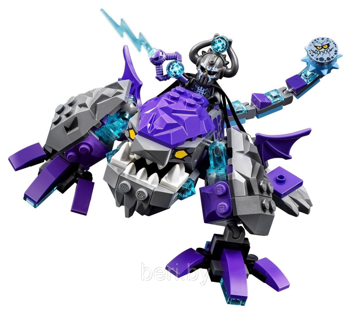 10704 Конструктор Bela Nexo Knight Вездеход Аарона, (Аналог Lego Nexo Knights 70355), 614 деталей - фото 8 - id-p146818685