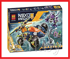 10704 Конструктор Bela Nexo Knight Вездеход Аарона, (Аналог Lego Nexo Knights 70355), 614 деталей