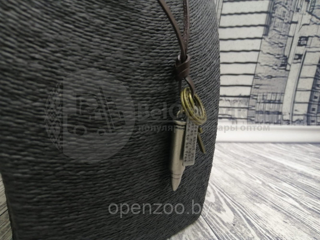 Подвеска с кулонами Крест, Медальон, Кольцо, Пуля 3.5 см (универсальная регулировка длины) Бронза, коричневый - фото 7 - id-p146819825