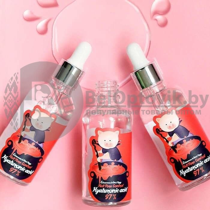 Сыворотка Elizavecca Witch Piggy Hell-Pore Ample 97, 50 мл Korea На основе бифидобактерий Elizavecca Hell-Pore - фото 5 - id-p110774899