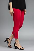 Женские летние джинсовые красные большого размера брюки Mirolia 881 малина 52р.