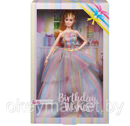 Barbie Коллекционная Барби Особый день рождения Collector Birthday Wishes Doll, фото 2