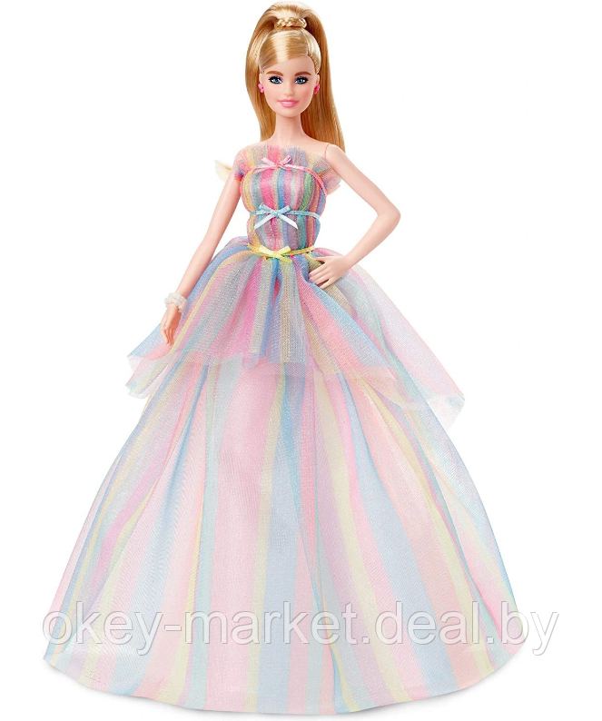 Barbie Коллекционная Барби Особый день рождения Collector Birthday Wishes Doll - фото 1 - id-p146857060