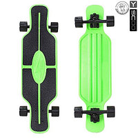 Лонгборд Y-Scoo Longboard Shark TIR 31 408-G (черный/зеленый)