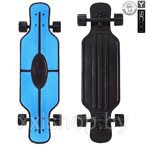 Лонгборд Y-Scoo Longboard Shark TIR 31 408-B (синий/черный)