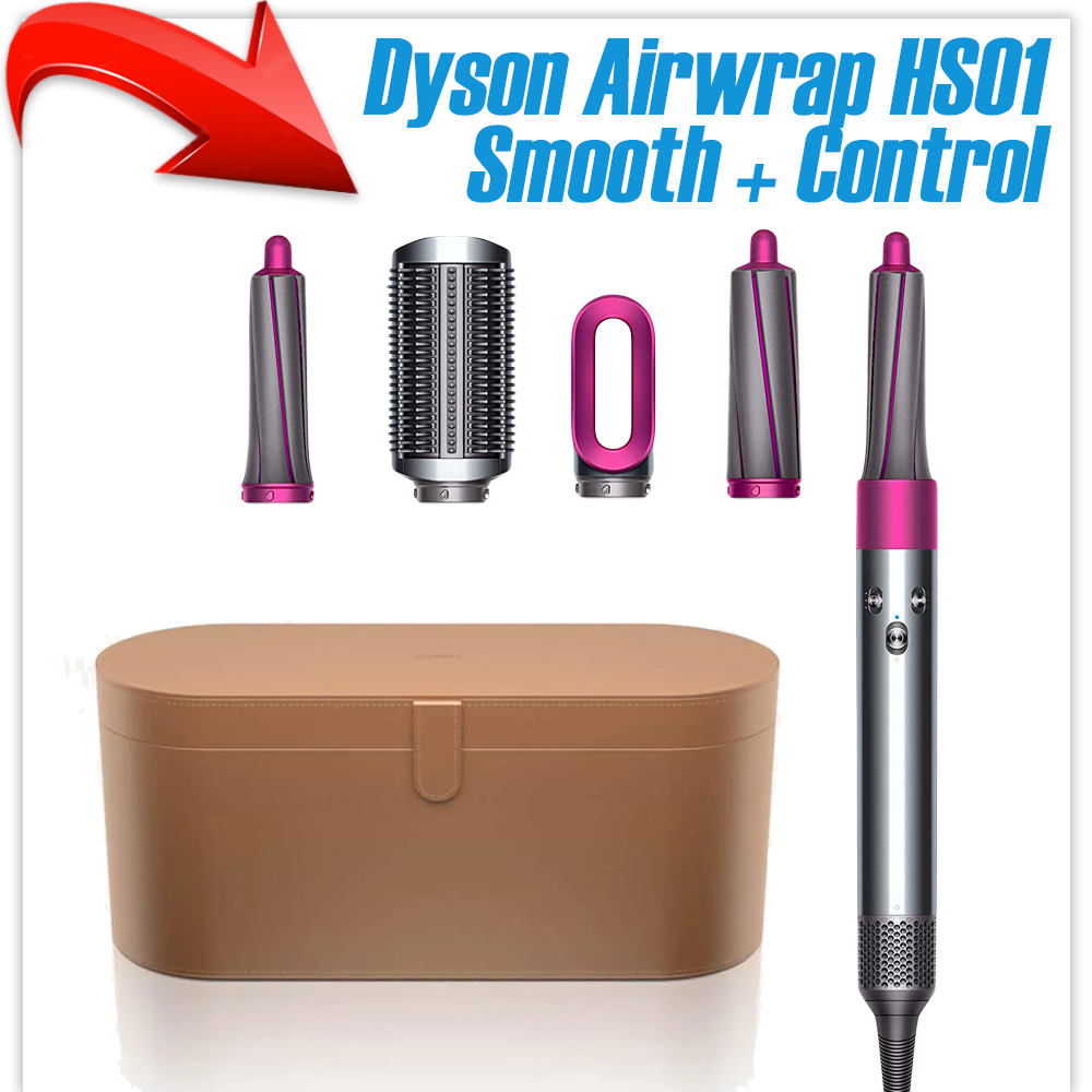 Фен-щетка Dyson Airwrap Smooth+Control (фуксия)