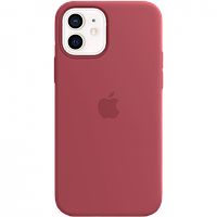 Чехол Silicone Case для Apple iPhone 12 Mini, #25 Camellia (Красная роза)