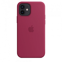 Чехол Silicone Case для Apple iPhone 12 Mini, #36 Rose red (Бордовый)