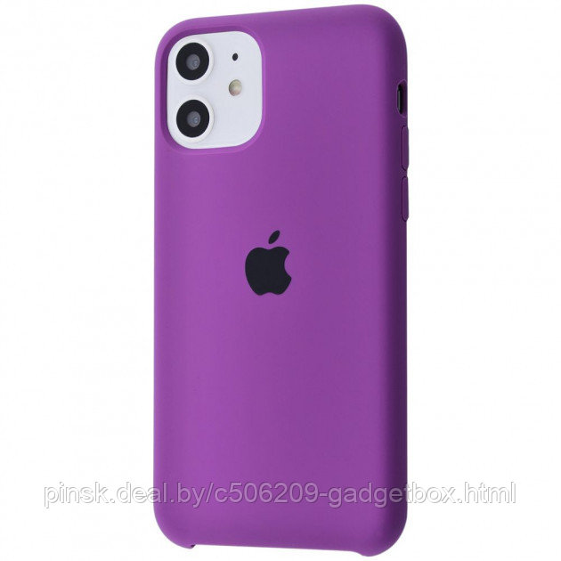 Чехол Silicone Case для Apple iPhone 12 Mini, #45 Brinjal (Баклажановый) - фото 1 - id-p130058510
