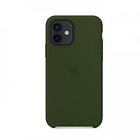 Чехол Silicone Case для Apple iPhone 12 Mini, #48 Dark Green (Темно-зеленый)