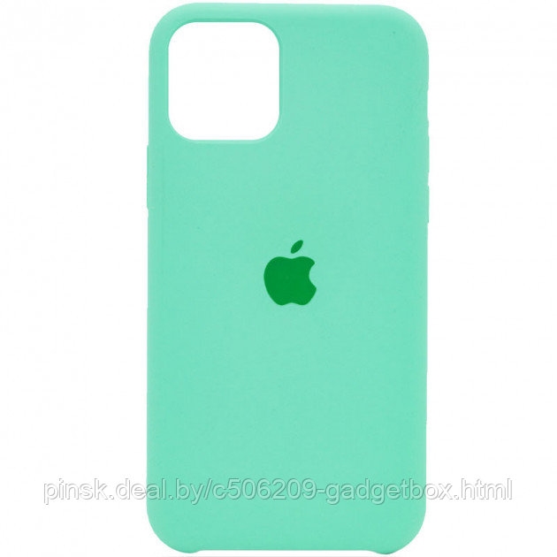 Чехол Silicone Case для Apple iPhone 12 Mini, #50 Spearmint (Мятный) - фото 1 - id-p130058515