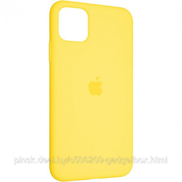Чехол Silicone Case для Apple iPhone 12 Mini, #51 Canary yellow (Канареечный) - фото 2 - id-p130058516