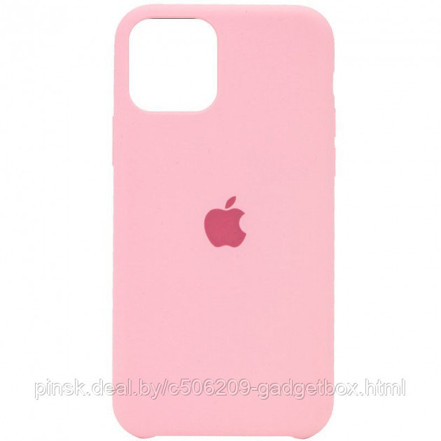 Чехол Silicone Case для Apple iPhone 12 Mini, #6 Light pink (Светло-розовый) - фото 1 - id-p146125180