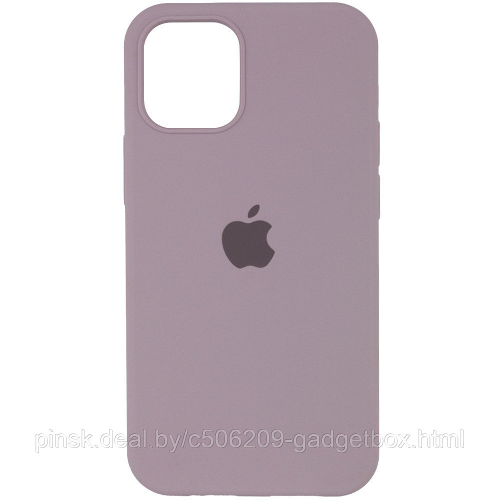 Чехол Silicone Case для Apple iPhone 12 / iPhone 12 Pro, #7 Lavander (Лавандовый) - фото 1 - id-p130058542
