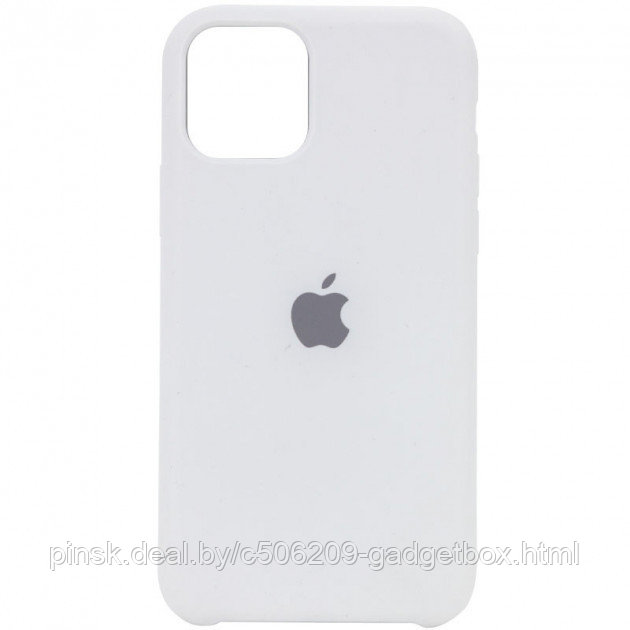 Чехол Silicone Case для Apple iPhone 12 / iPhone 12 Pro, #9 White (Белый) - фото 3 - id-p130058544