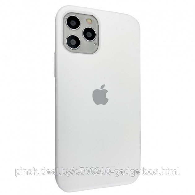 Чехол Silicone Case для Apple iPhone 12 / iPhone 12 Pro, #9 White (Белый) - фото 2 - id-p130058544