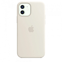 Чехол Silicone Case для Apple iPhone 12 / iPhone 12 Pro, #10 Antique white (Античный белый)