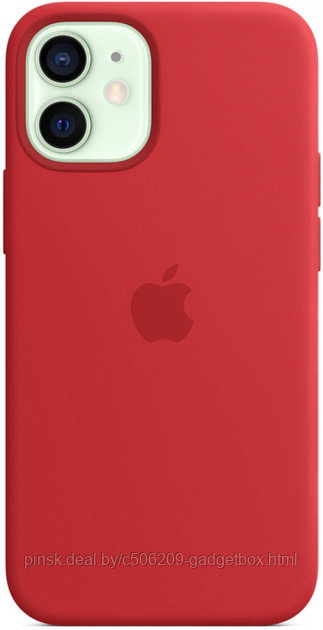 Чехол Silicone Case для Apple iPhone 12 / iPhone 12 Pro, #14 Red (Красный) - фото 2 - id-p130058549