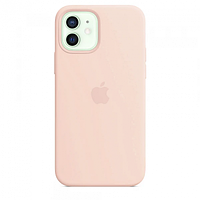 Чехол Silicone Case для Apple iPhone 12 / iPhone 12 Pro, #19 Pink sand (Розовый песок)