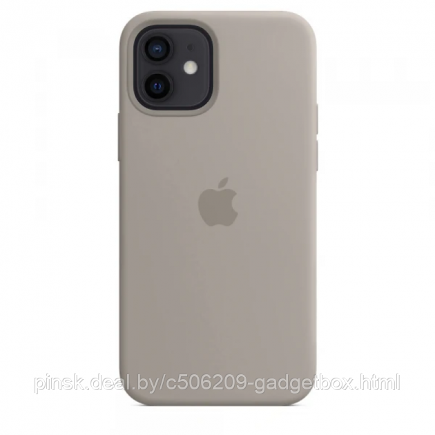 Чехол Silicone Case для Apple iPhone 12 / iPhone 12 Pro, #23 Pebble (Песчаный) - фото 1 - id-p130058558