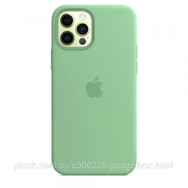 Чехол Silicone Case для Apple iPhone 12 / iPhone 12 Pro, #50 Spearmint (Мятный) - фото 2 - id-p130058585