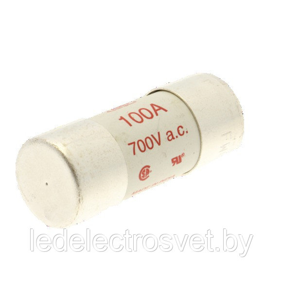 Вставка плавкая цилиндр., 100A, 700VAC/DC, 22x58mm, тип aR