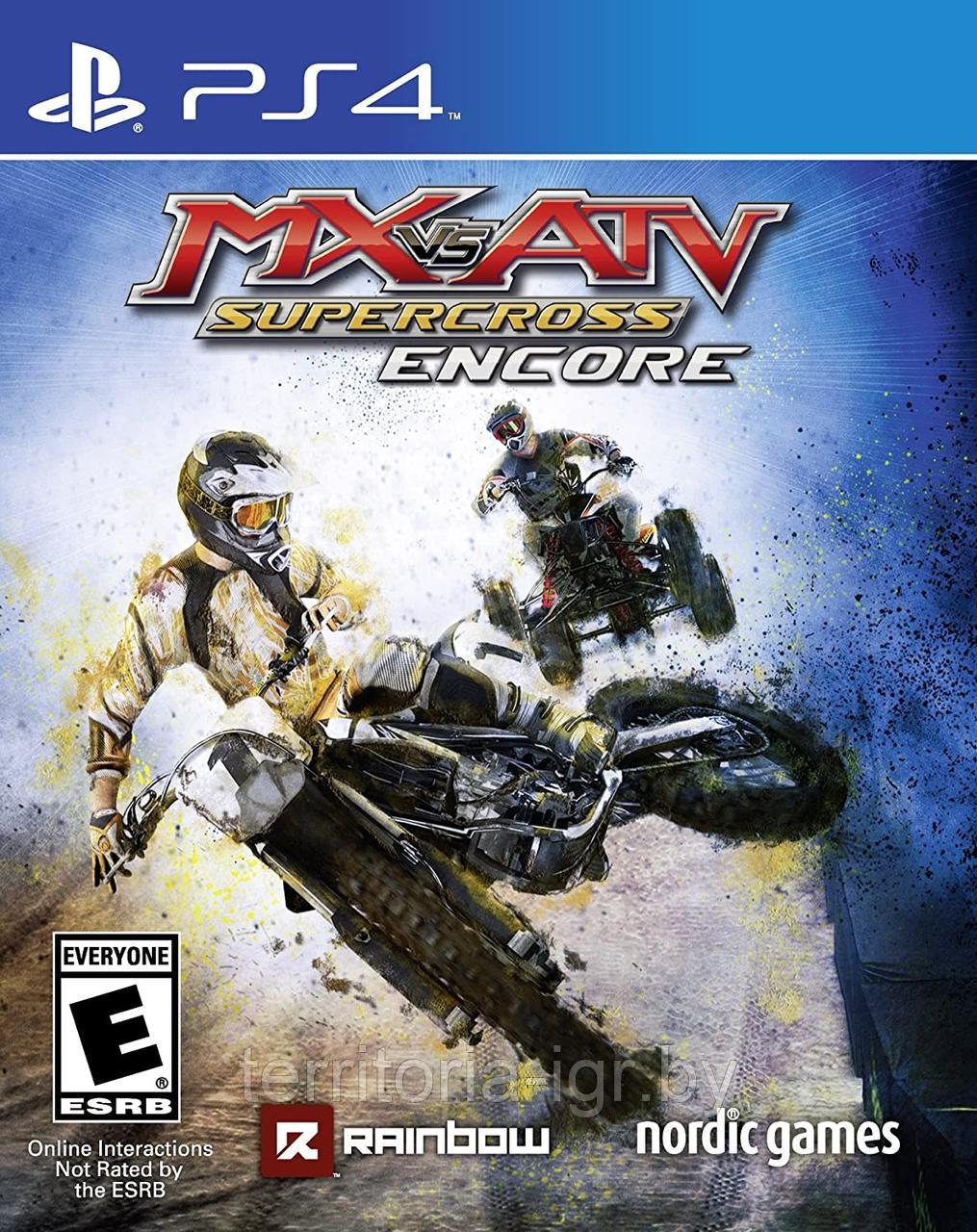 MX vs ATV: Supercross Encore Edition PS4 (Английская версия) - фото 1 - id-p146922984