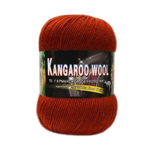 Kangaroo wool (Кенгуру Вул), 2545-терракот, 4 шт.