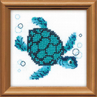 Набор для вышивания бисером «Морская черепаха». - фото 1 - id-p4649180