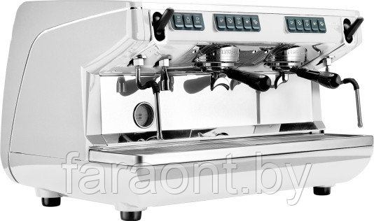 Кофемашина рожковая NUOVA SIMONELLI APPIA LIFE 2GR V 220V высокая группа автомат белая - фото 1 - id-p146943066