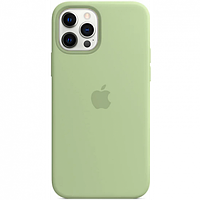 Чехол Silicone Case для Apple iPhone 12 Pro Max, #1 Mint (Зеленая мята)