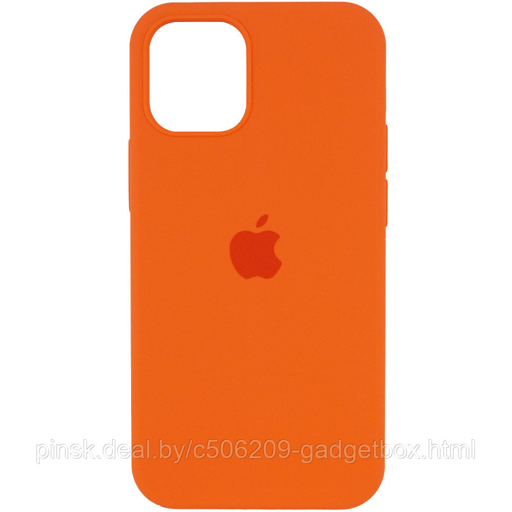 Чехол Silicone Case для Apple iPhone 12 Pro Max, #2 Apricot (Абрикосовый) - фото 1 - id-p130058607